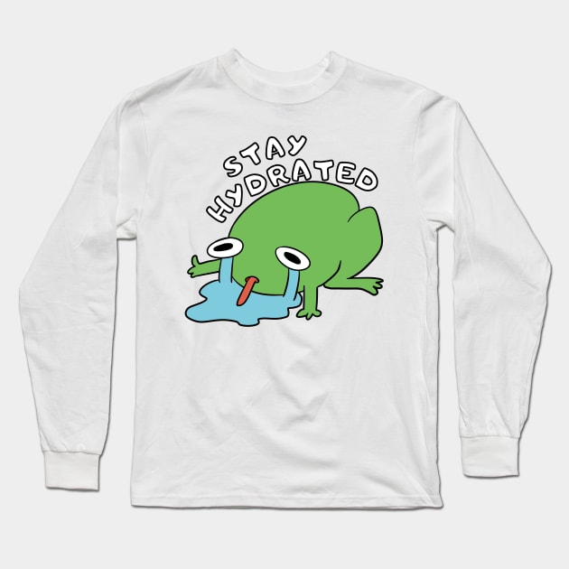 Stay hydrated froggie Long Sleeve T-Shirt by Nucifen